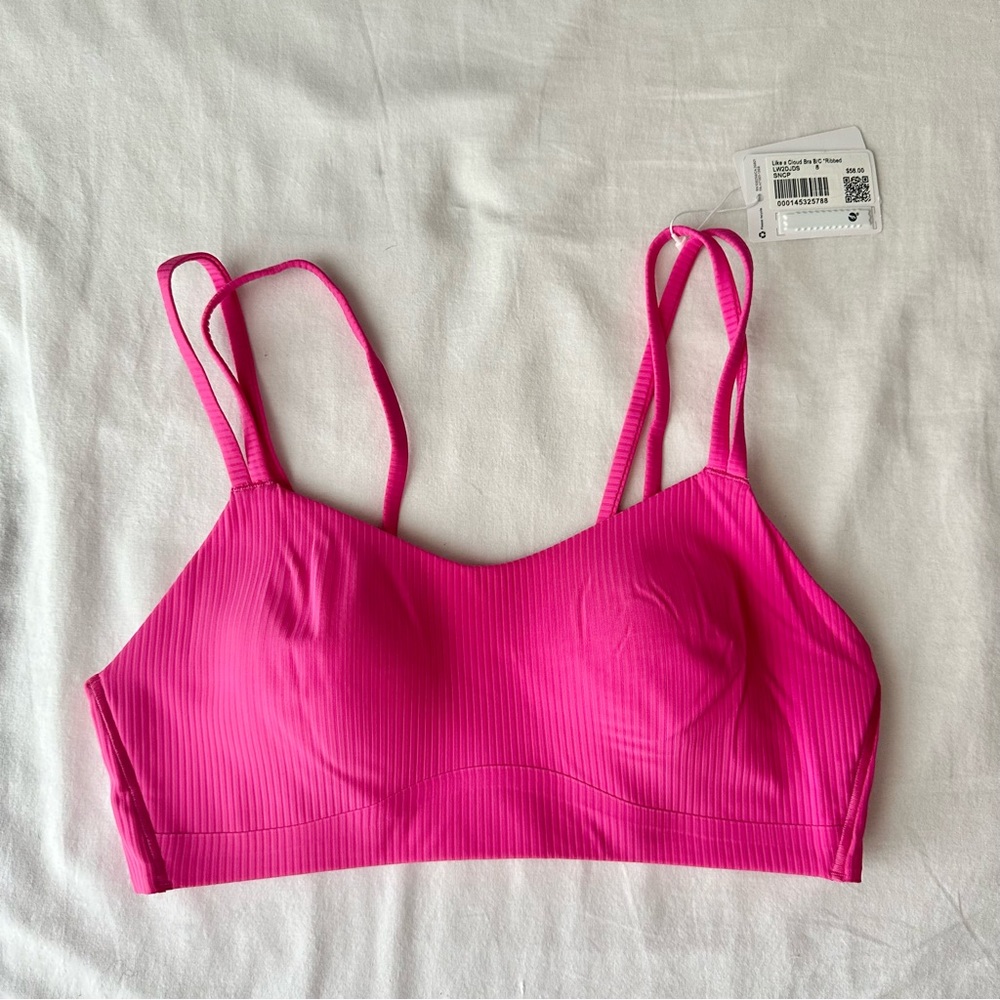 COPY - NWT Like a cloud bra Sonic pink